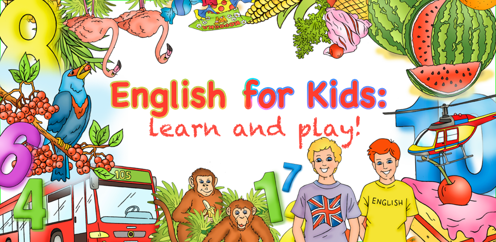 نرم افزار آموزش زبان به کودکان English for Kids: Learn & Play
