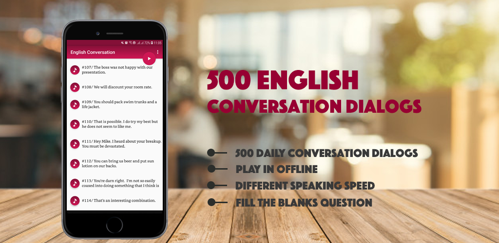 مکالمه رایگان با English Conversation